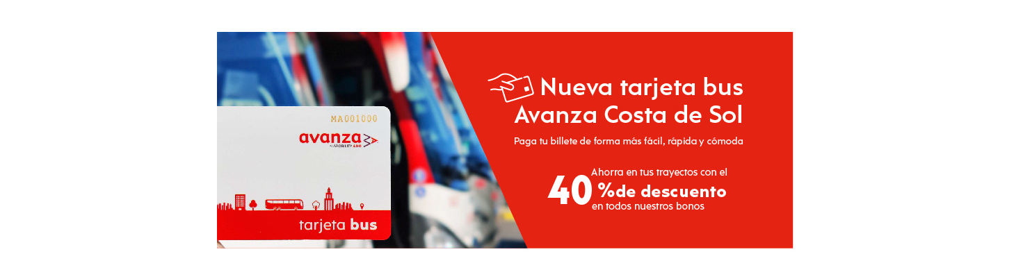 Tarjeta Avanza Costa del Sol